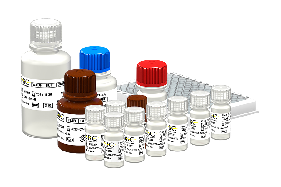 Free Triiodothyronine (fT3) ELISA kit, REF: CAN-FT3-4230
