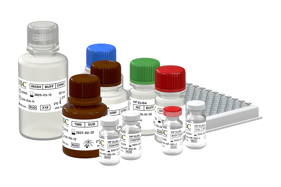 Vasoactive Intestinal Polypeptide (VIP) ELISA kit, REF: CAN-VIP-380