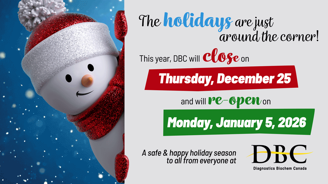 DBC will be closed from December 25, 2025 until Monday, January 05, 2026.