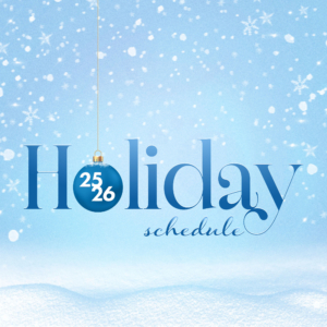 DBC Holiday Schedule 2025/2026