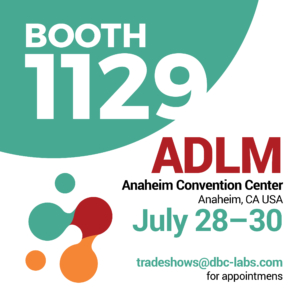 ADLM 2026 Anaheim California, DBC booth 1129, July 28-30, 2026